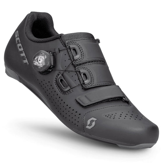 SCOTT - Road TEAM BOA® SHOE Matt Black/Dark Grey