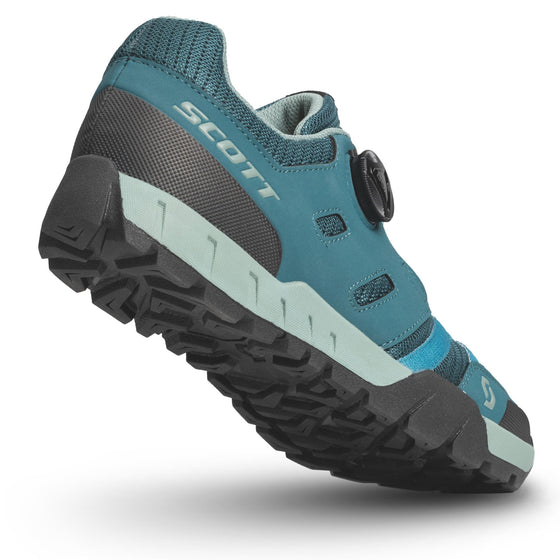 SCOTT - Sport Crus-r  Flat BOA® Women's Shoe Petrol Blue/\Mint Green
