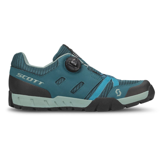SCOTT - Sport Crus-r  Flat BOA® Women's Shoe Petrol Blue/\Mint Green