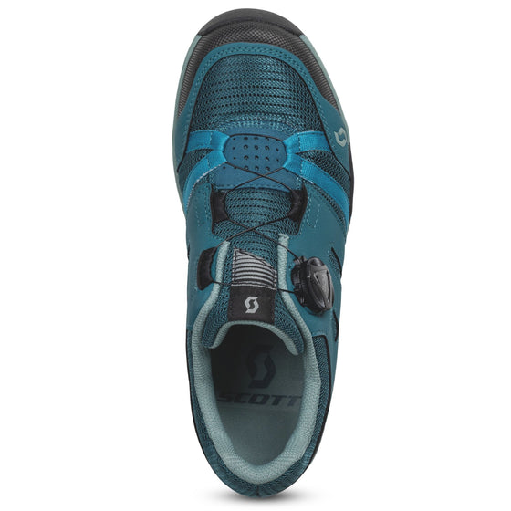 SCOTT - Sport Crus-r  Flat BOA® Women's Shoe Petrol Blue/\Mint Green