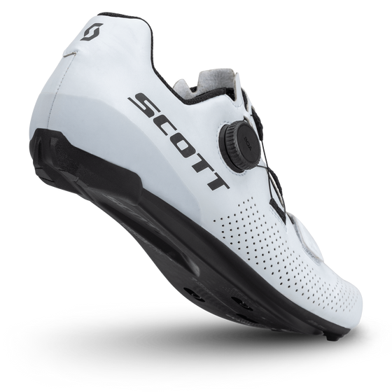 SCOTT - ROAD TEAM BOA® SHOE White/Black
