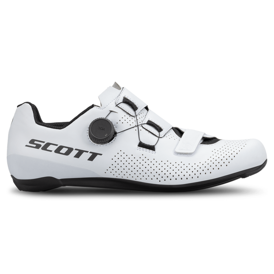 SCOTT - ROAD TEAM BOA® SHOE White/Black