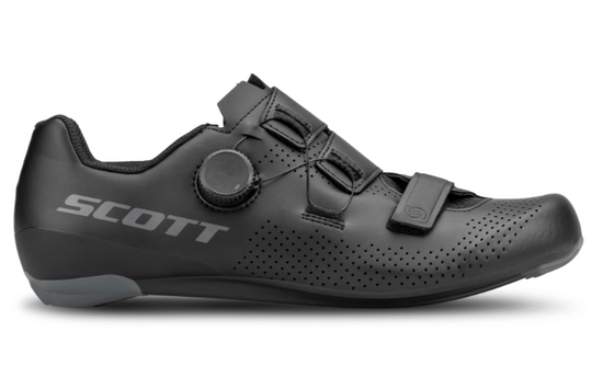 SCOTT - ROAD TEAM BOA® SHOE Matt Black/Dark Grey