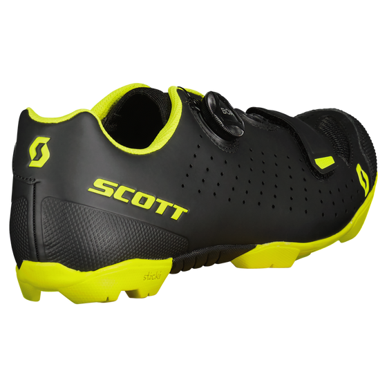 SCOTT - MTB COMP BOA SHOE Matt Black/Sulphur Yellow