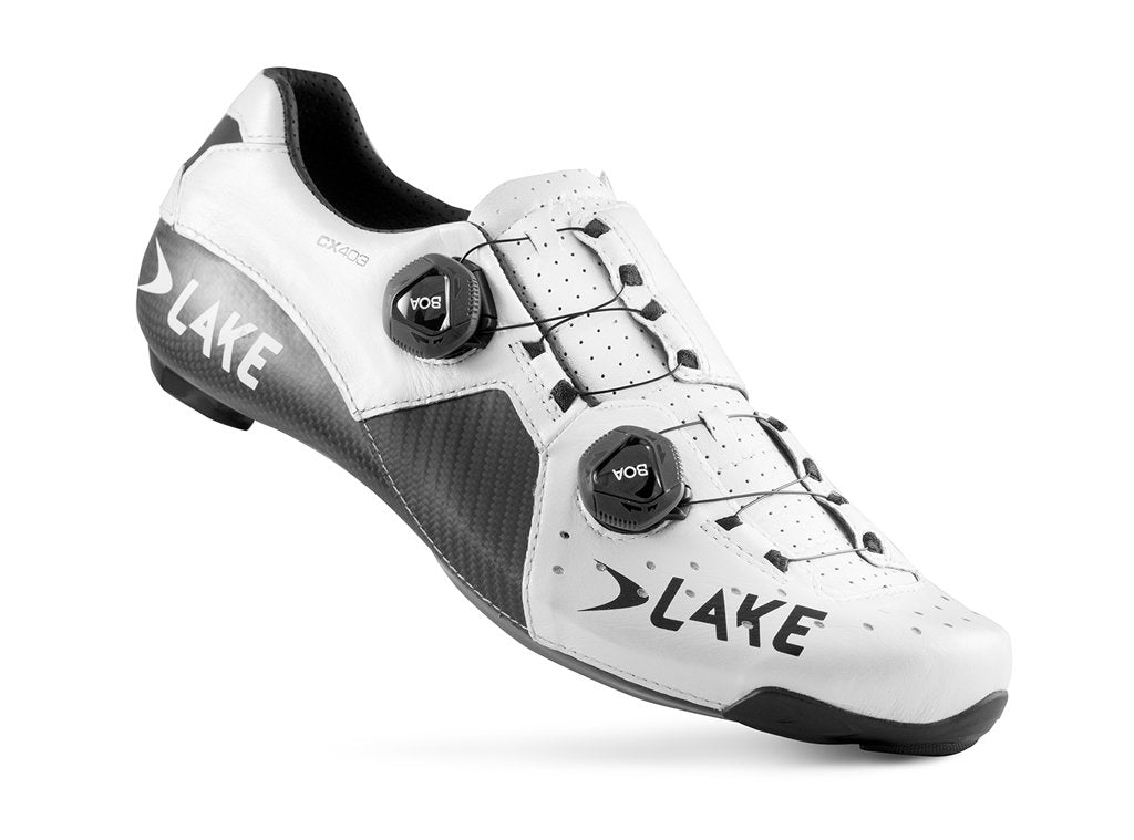 Bikeshoe4u - CX403 Speedplay White/Black (Normal and wide insole