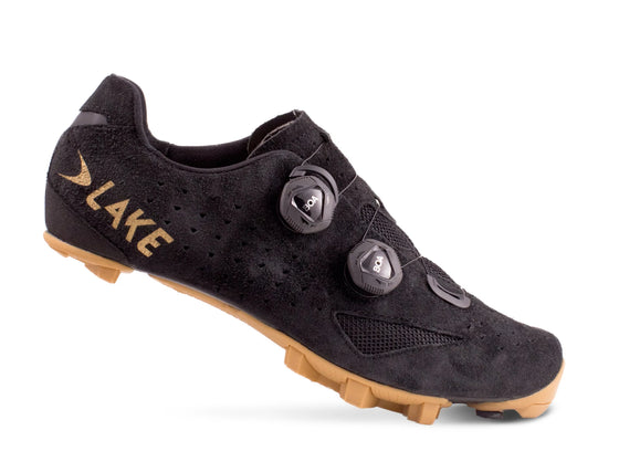 MX238 GRAVEL Black Suede/Gold (Normal and wide insole)