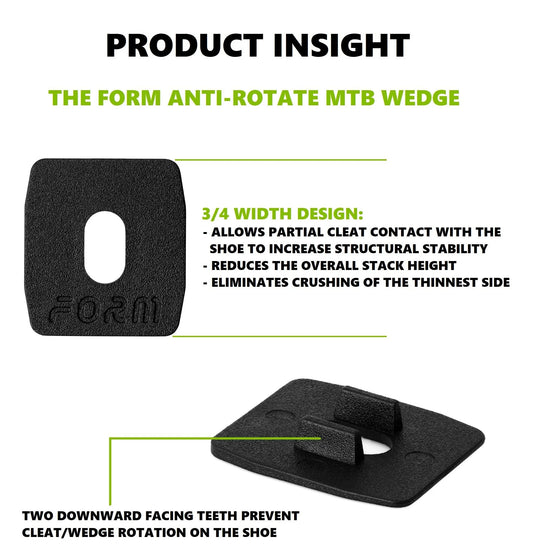 Form Cleat Wedge SPD Anti-Rotate